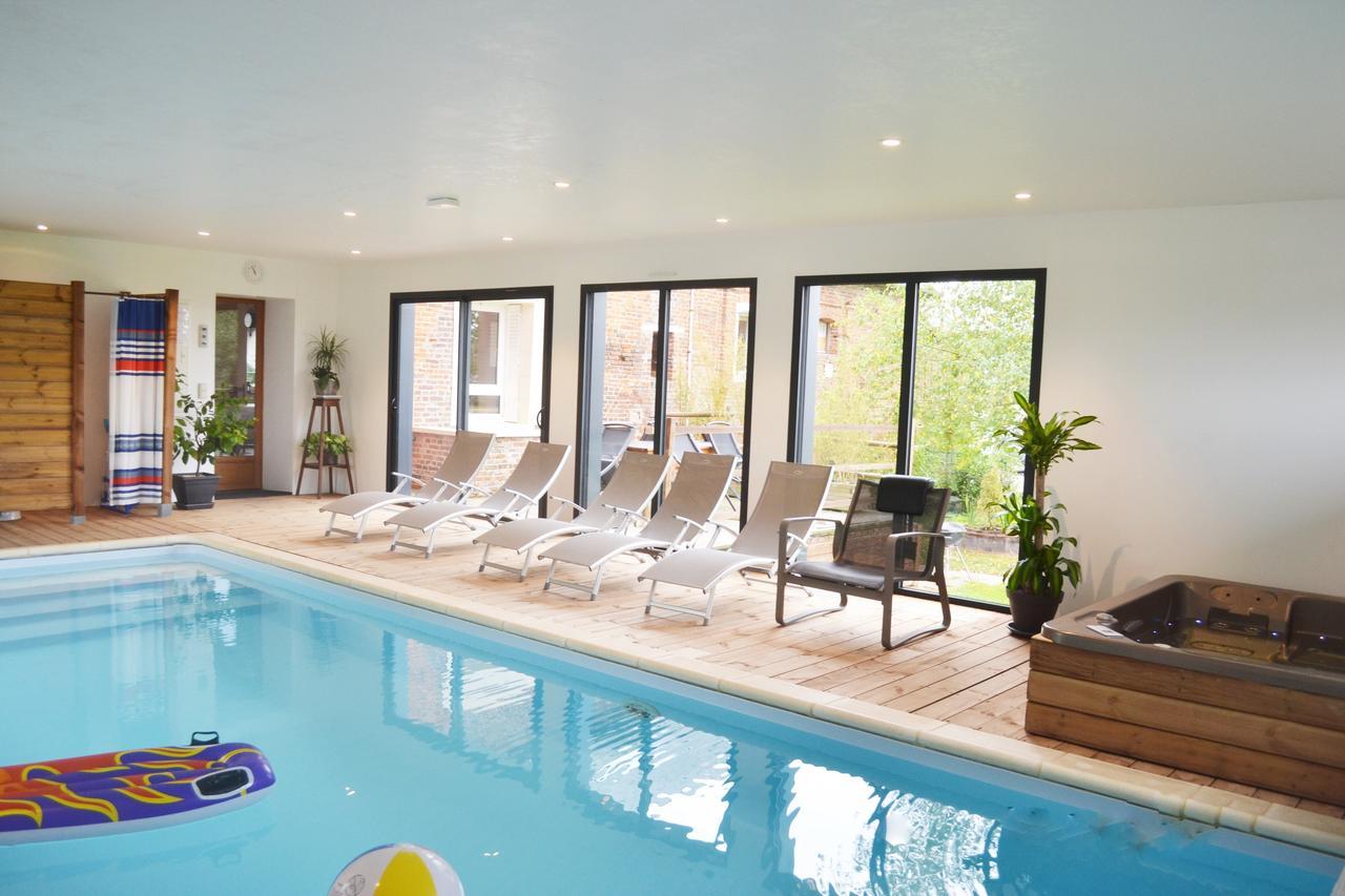 Piscine Interieure Privee Chauffee Toute L Annee Et Spa St Martin Saint-Martin-l'Hortier Exterior foto